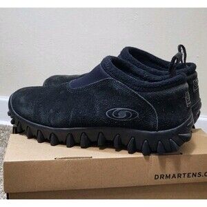 Salomon Black Slip-On Suede Trail Shoes